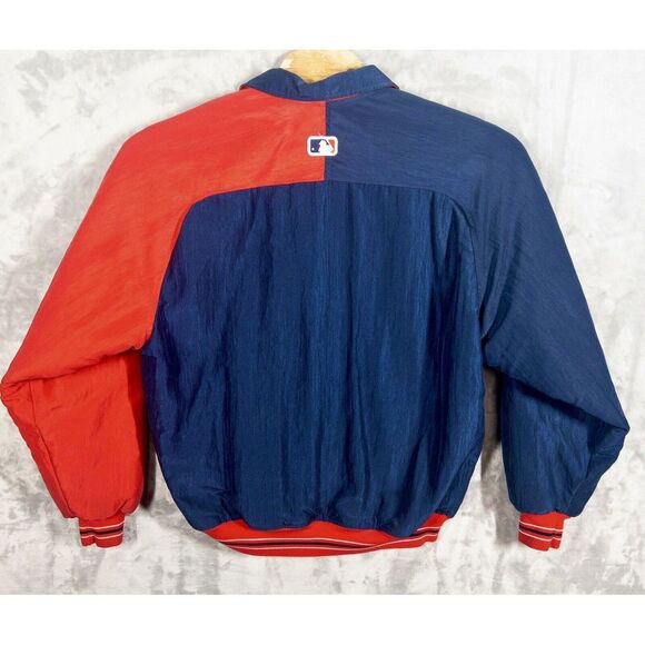 Vintage Starter Cleveland Indians Jacket Mens Large MLB Baseball Lined USA Made - Picture 2 of 8